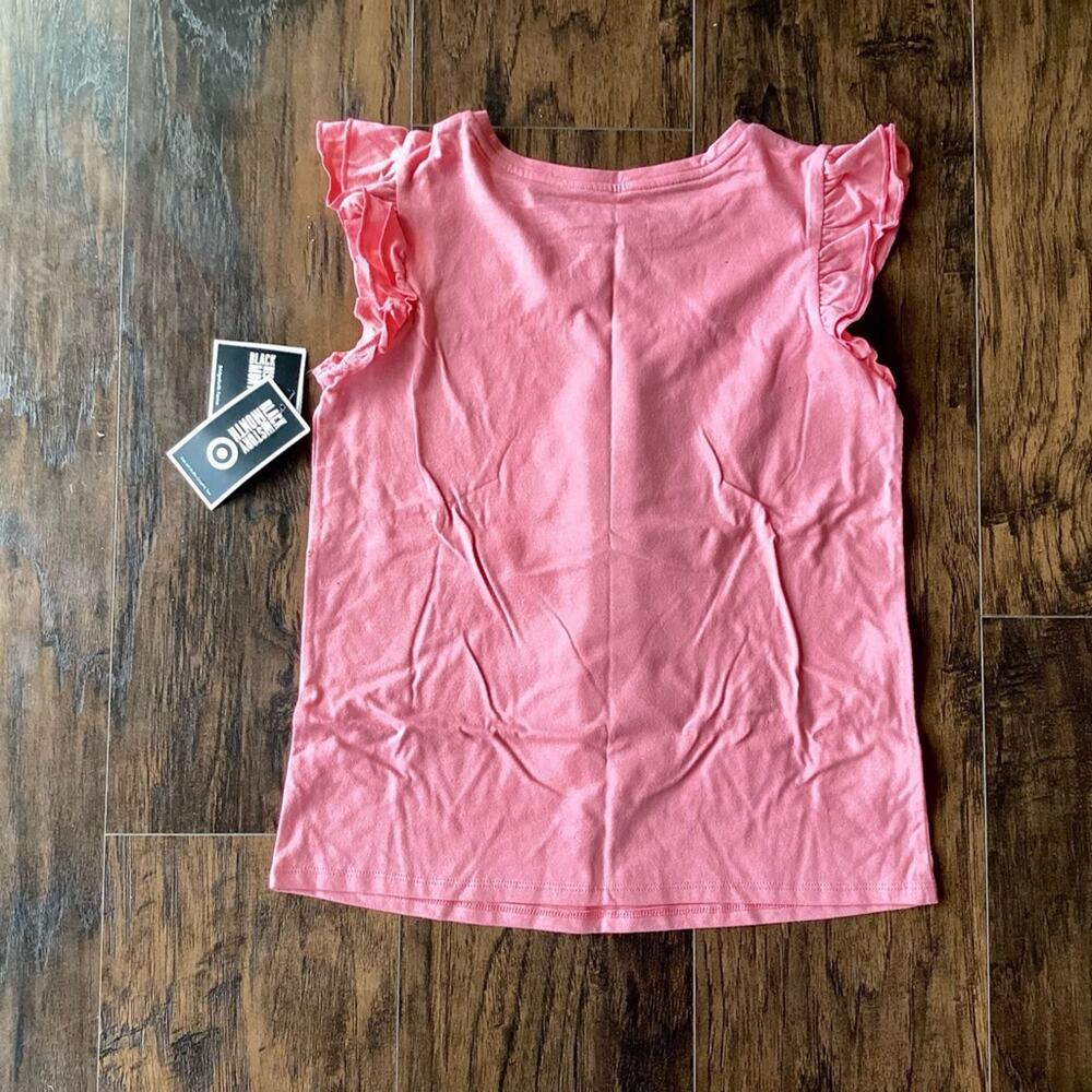 Target Bridgeforth Farms Pink Tee w/ Ruffle Sleeves - Picture 4 of 4